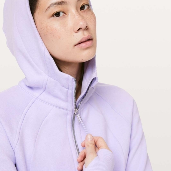 Lululemon Scuba Hoodie Sheer Violet Size 16 - Picture 3 of 9